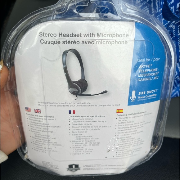Stereo headset with microphone - Picture 5 of 8